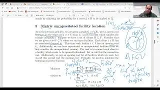 Lesson 20: Network Algorithms and Approximations by Mohammad Hajiaghayi: Metric Facility Location