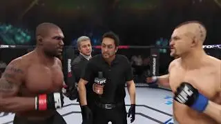 Rampage Jackson vs. Chuck Liddell (EA Sports UFC 3) - CPU vs. CPU - Crazy UFC 👊🤪