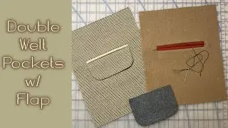 How to Sew Double Welt Pockets (with Optional Flap!)