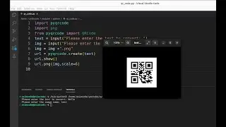 A QR code generator in Python