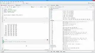 How to Extract Elements from a Matrix in R. [HD]