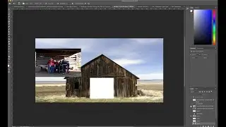 Photoshop Compositing - The Loaned Manger (No Sound)