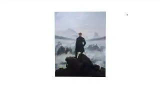 Wanderer above the Sea of Fog in 3D with HTML and CSS