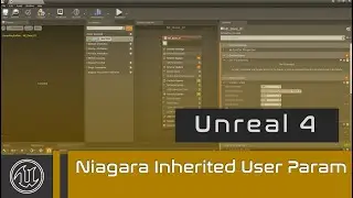 UE4 - Niagara User Parameters Inherited