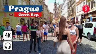 PRAGUE - Czech Republic 🇨🇿 4K Walking Tour | Street Walk | City Tour