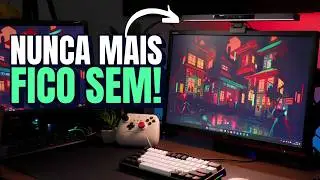 Esse Acessório Mudou Meu Setup! | Review Light Bar de Monitor