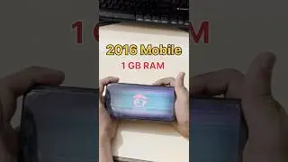 1 GB RAM 😈 💀 2016 Mobile - FREEFIRE TEST 