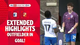 🧤 OUTFIELDER IN GOAL! | Barrow v Swindon Town extended highlights