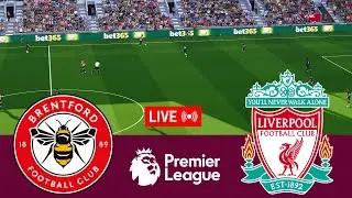 [LIVE] Brentford vs Liverpool Premier League 24/25 Full Match - Video Game Simulation