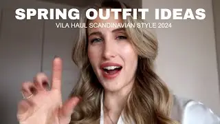 VILA HAUL - Scandinavian Spring Outfit Ideas 2024 | SandraEmilia