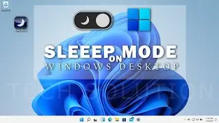 Sleep Mode on Windows Desktop || Sleep Mode Icon 😴