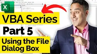 Using  Excel VBA to Save a File as Cell Value Using the File Dialog Box