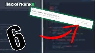 Insert node at the tail of a linked list | Hackerrank Python solution & Explanation