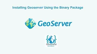 Installing Geoserver Using Binary Package