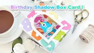 Window SHADOW BOX Card with a DANCIN' Monster | Try It Out Tuesday