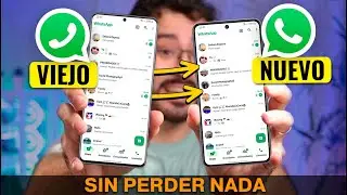 Como PASAR WhatsApp de un móvil a otro 👉 (SIN PERDER LOS CHATS)