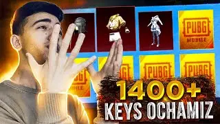 1400+ TA KEYS OCHAMIZ REKORD🥵  2 YILLIK KEYSLAR - PUBG MOBILE!!!