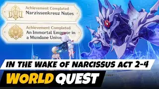 Saviors Wake : In the Wake of Narcissus Act 2,3,4   | Fontaine World Quests | Genshin Impact