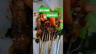 Sate ayam Ponorogo  #food#sate #sateayam #sateayammadura