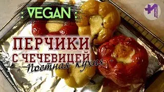 Фаршированный перец в духовке без мяса. Рецепт веганских перцев с чечевицей (постный ужин)
