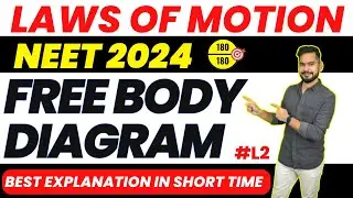 NEET 2024 Physics | Free Body Diagram | Newton's Laws of Motion Class 11 Physics | Sachin sir