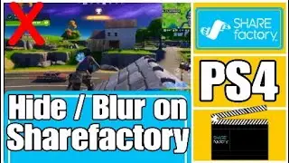 How to hide or 'blur out' on sharefactory 2020