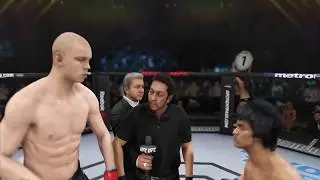 Bruce Lee vs. Stefan Struve (EA Sports UFC 3) - CPU vs. CPU - Crazy UFC 👊🤪