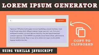 Build Lorem API Using JavaScript Mini Projects |  Using Async & Await Fetch API Javascript