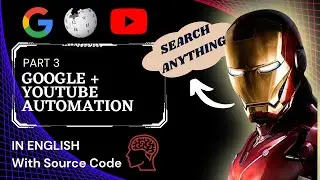 Google and Youtube Automation | Part 3 | In English | How to Make Jarvis In Python | Jarvis Python