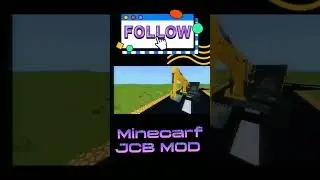 Minecarf JCB MOD #minecraft #shorts #short