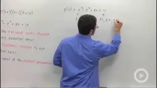 Finding Zeros of a Polynomial Function