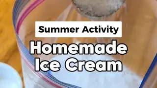 How To Make Homemade Ice Cream In A Bag Summer Dessert Recipes That Can Be Made Outside #easyrecipe