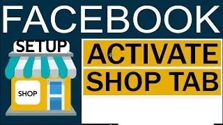 How to Activate Facebook Shop Tab on Facebook Enable Shop Tab on Facebook Page 2021