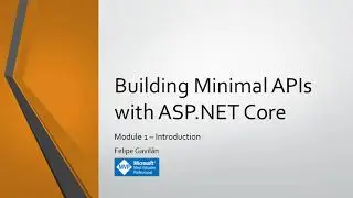 New course: Building Minimal APIs with ASP.NET Core 8 and EF Core