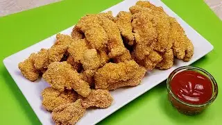 Рецепт Куриного ПопКорна. Хрустящяя Вкусняшка.