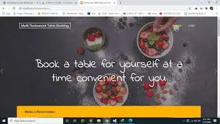 Multi Restaurant Table Reservation System in PHP - Demo