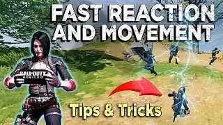 How To Do Fast Reaction & Movement in Battle Royale | Tips and Tricks Call of duty mobile CODM