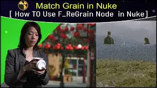 Nuke Tutorial – How To Use F_ReGrain Node in Nuke | Match Grain in Nuke