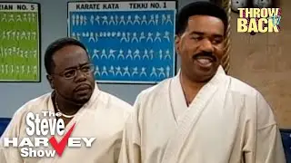 The Steve Harvey Show | Steve And Cedric Go To A Karate Class | Throw Back TV