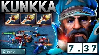 One Shot Kunkka 🔥🔥🔥 x3 Divine Rapier Tidebringer 21 Kills | Dota 2 Gameplay