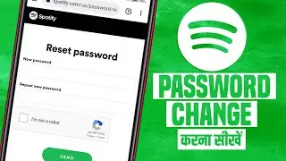 How to Change Spotify Account Password | How to Change Spotify Password If Forgotten | In Hindi