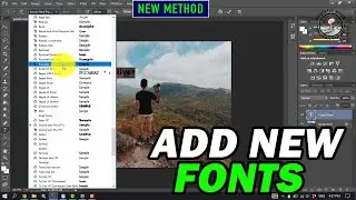 How to add New Fonts to photoshop 2025