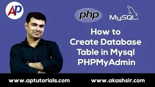 How to Create Database Table in Mysql PHPMyAdmin | PHP Mysql Tutorial in Hindi