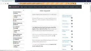 Explain illegal forward reference error in static block. | javapedia.net