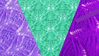 Вязание: 🔎15🔍 необычные схемы вязания узоров спицами. Knitting: 15, unusual knitting patterns.