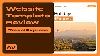 Template Website Review TravelExpress | Landing Page | HTML, CSS & GSAP