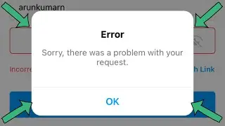 Fix sorry there was a problem with your request instagram login problem android & ios