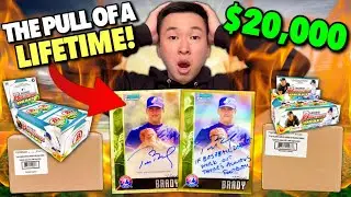 *$20,000 PULL OF A LIFETIME! 😱🔥* I opened $20K in packs until I pulled TOM BRADY'S Bowman autograph!