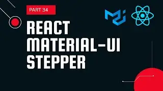 React material UI tutorial 34: Stepper component in Material UI