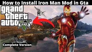 How to Install Iron Man Mod in Gta 5 | Avengers End Game | Gta 5 Pakistan Mod